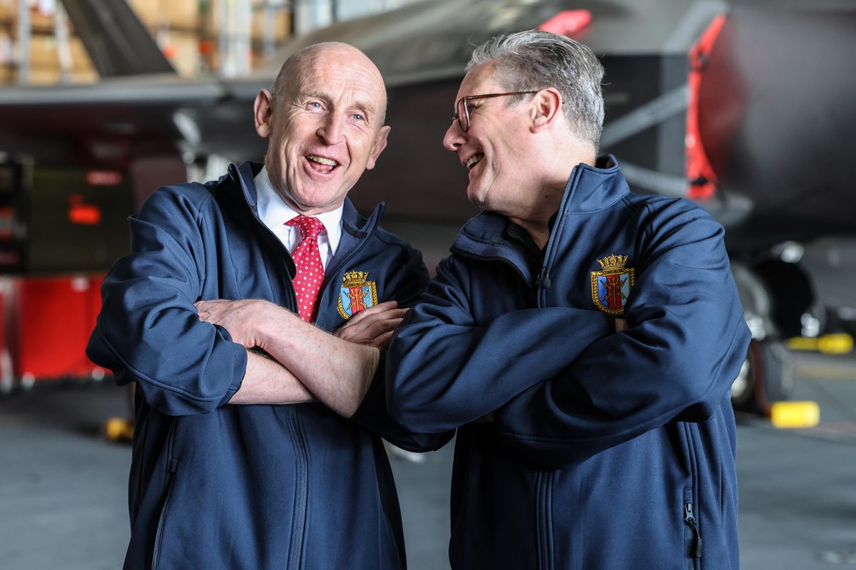 John Healey and Keir Starmer