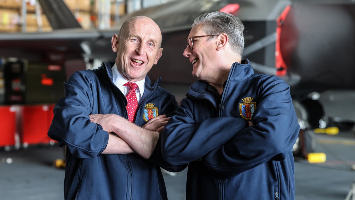 John Healey and Keir Starmer