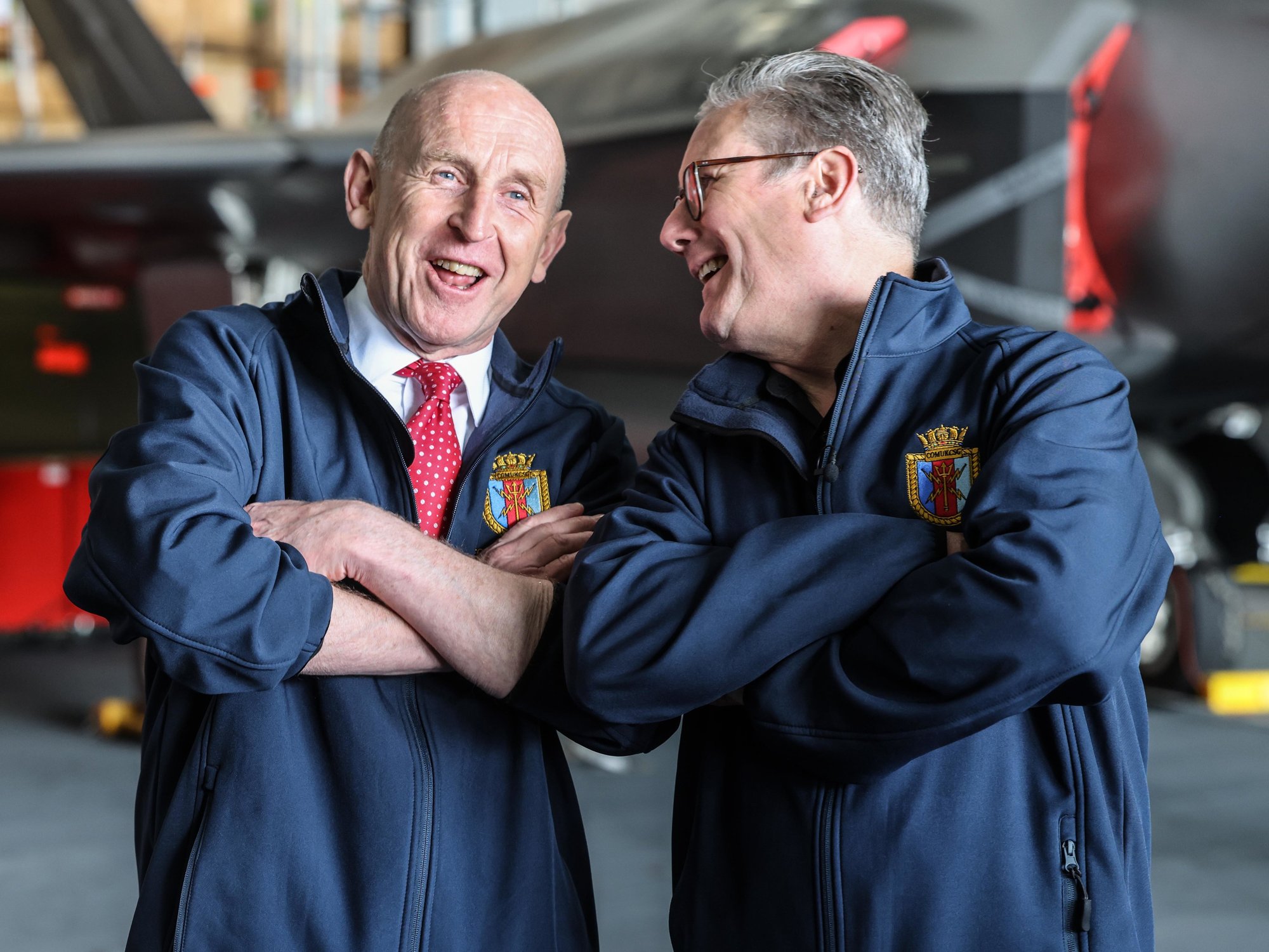 John Healey and Keir Starmer