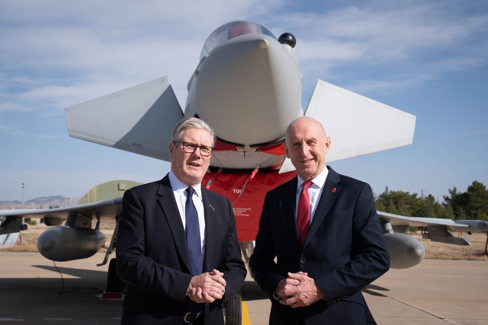 John Healey and Keir Starmer