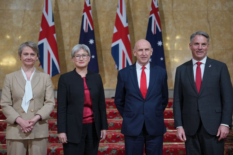 John Healey and Yvette Cooper attended a summit earlier today