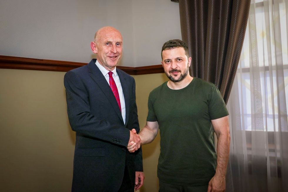 John Healey and Zelensky