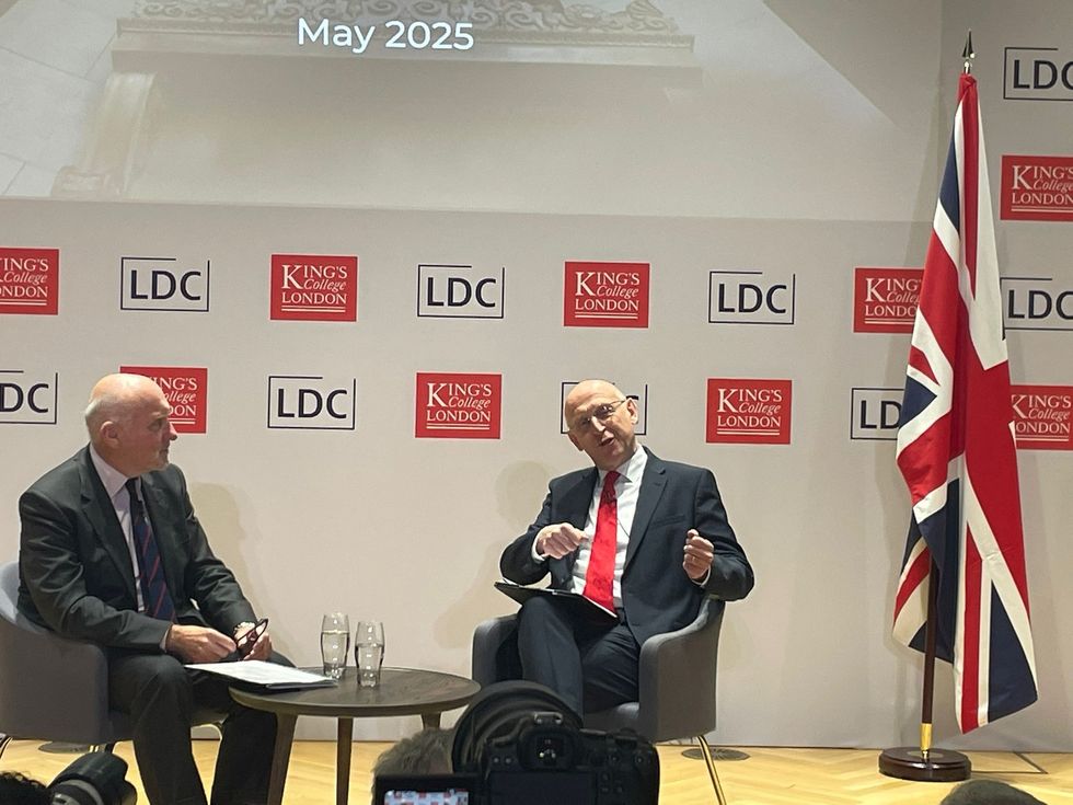 John Healey speaking at London Defence Conference