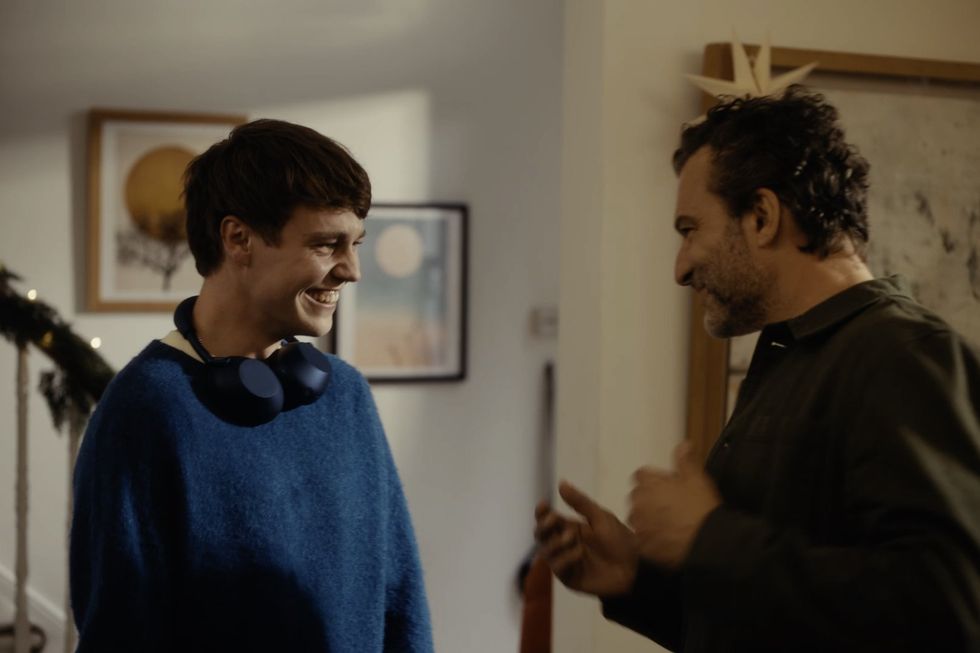 John Lewis advert: Dad and son bonding, laughing