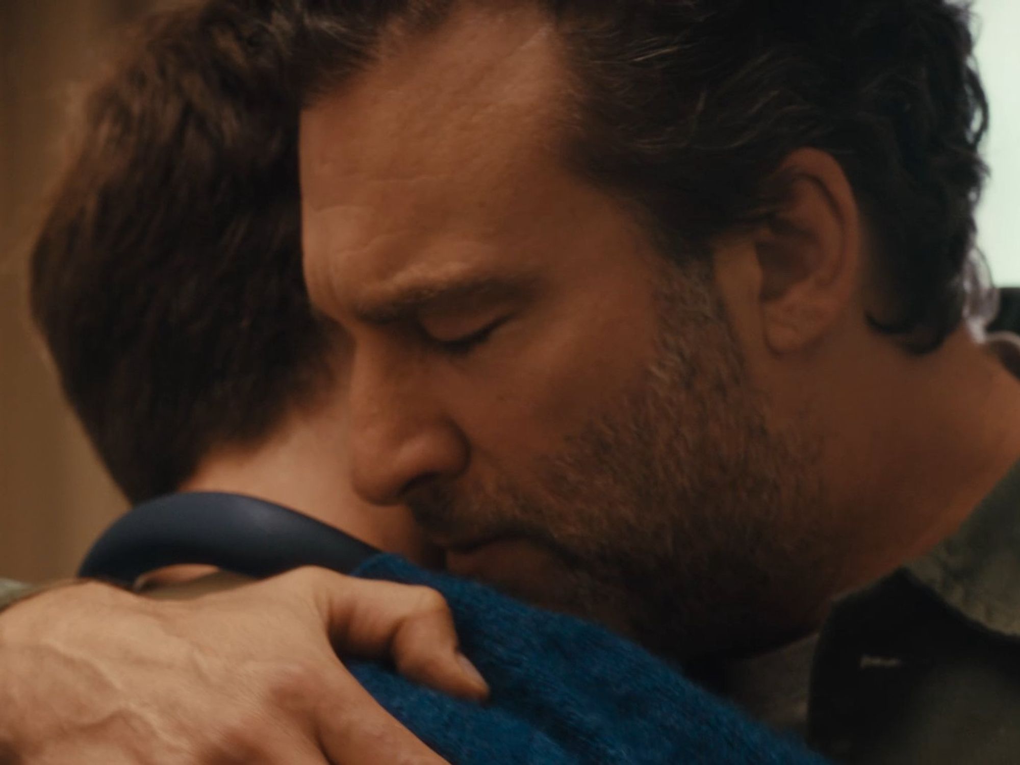 John Lewis advert: Dad and son hug