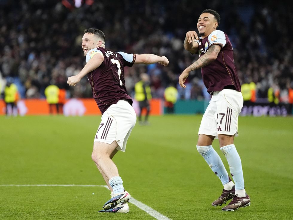 John McGinn netted twice as Aston Villa crushed Nottingham Forest's hopes of Europa League glory earlier this month