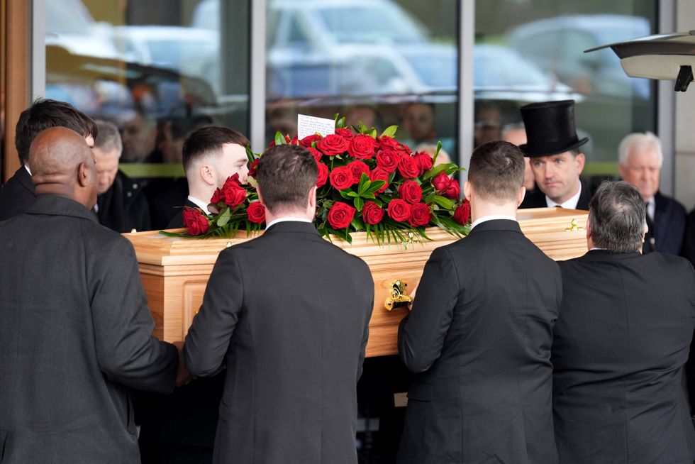 John Robertson's funeral