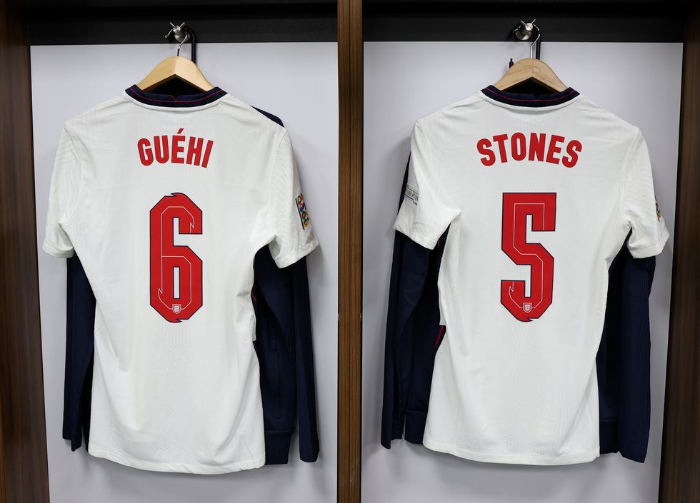 John Stones and Marc Guehi appear to be the preferred starting centre backs