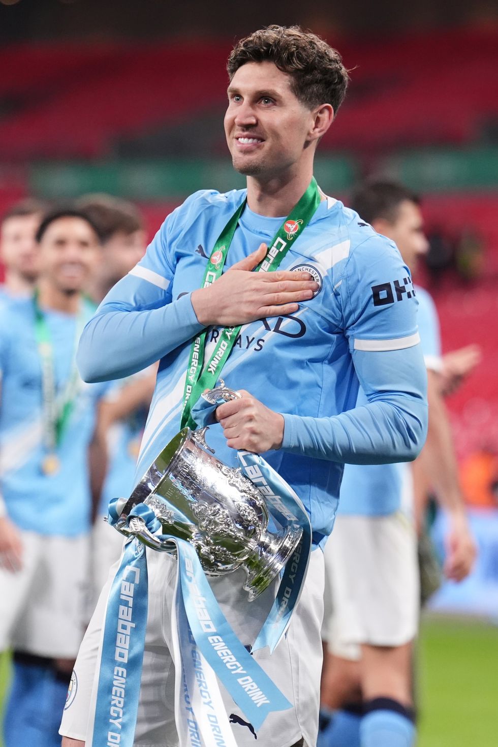 John Stones has won every major trophy at Man City since joining from Everton a decade ago