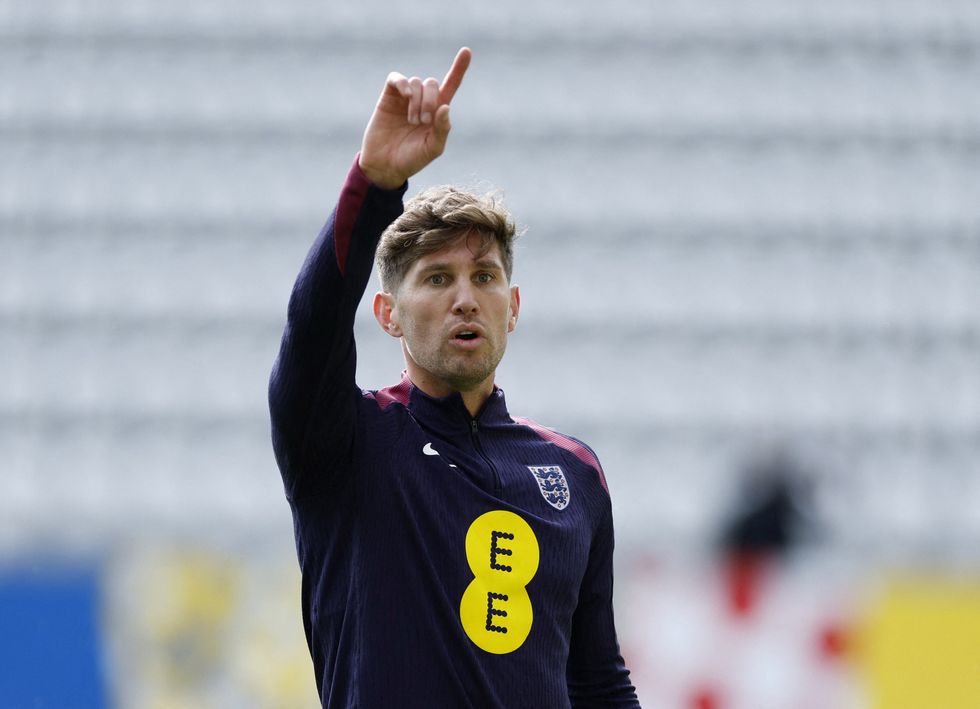 John Stones was kept away from his England team-mates