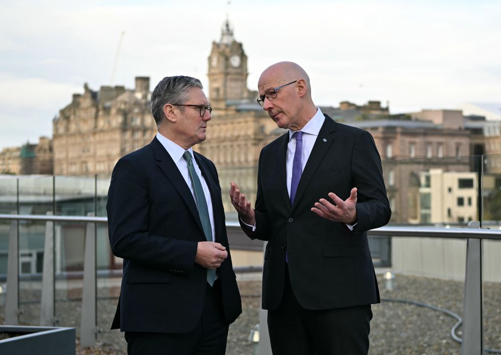 John Swinney e Keir Starmer