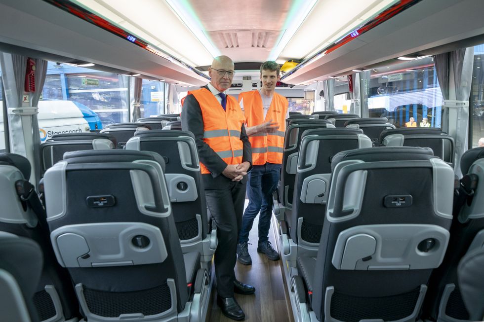 John Swinney announces over \u00a340m to deliver electric bus fleet