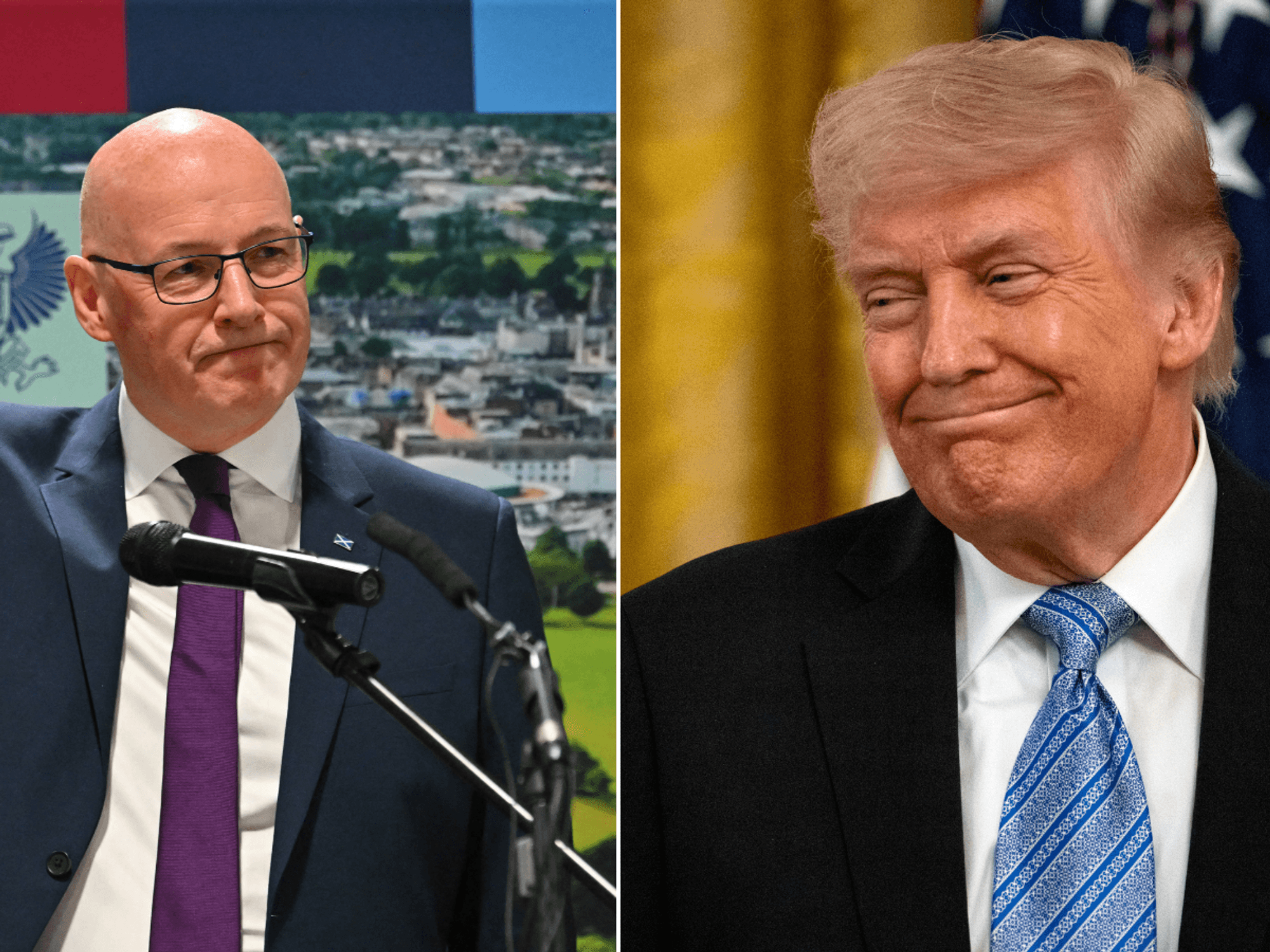 John Swinney, Donald Trump