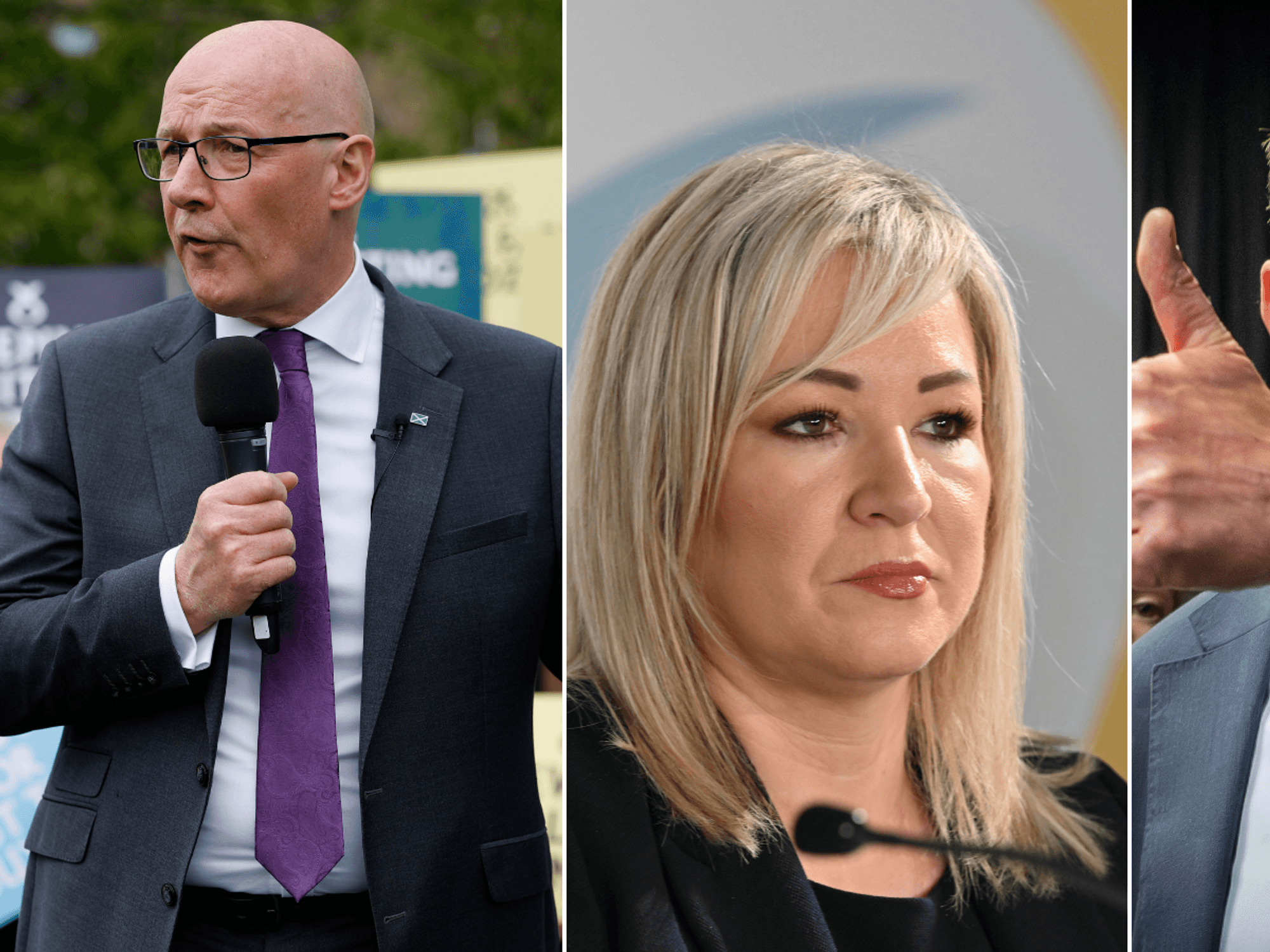 John Swinney, Michelle O’Neill, Rhun ap Iorwerth