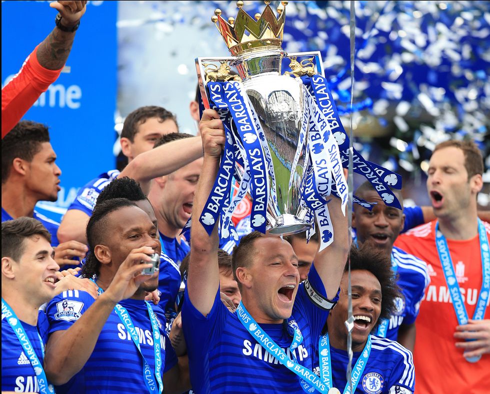 John Terry captained Chelsea to five Premier League titles