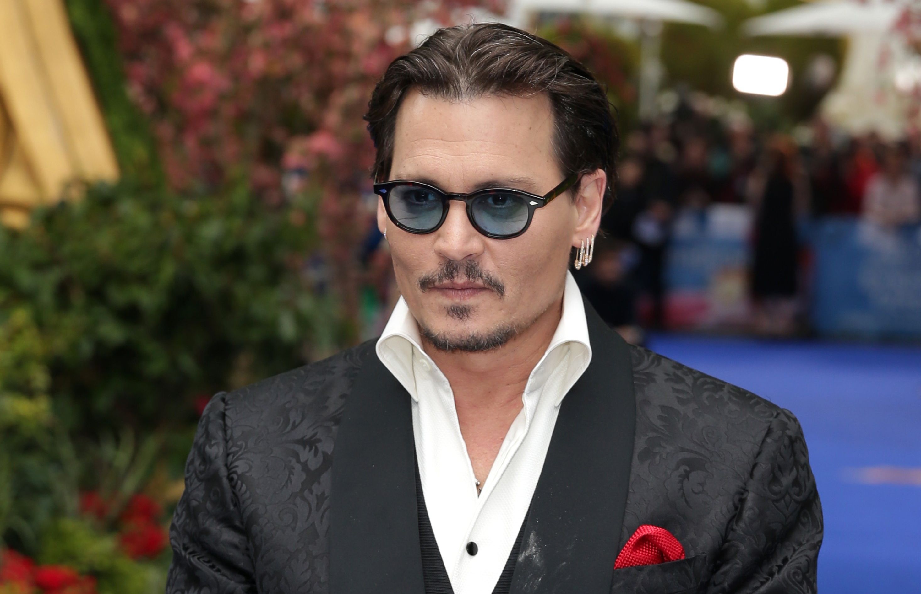 Johnny Depp on the red carpet