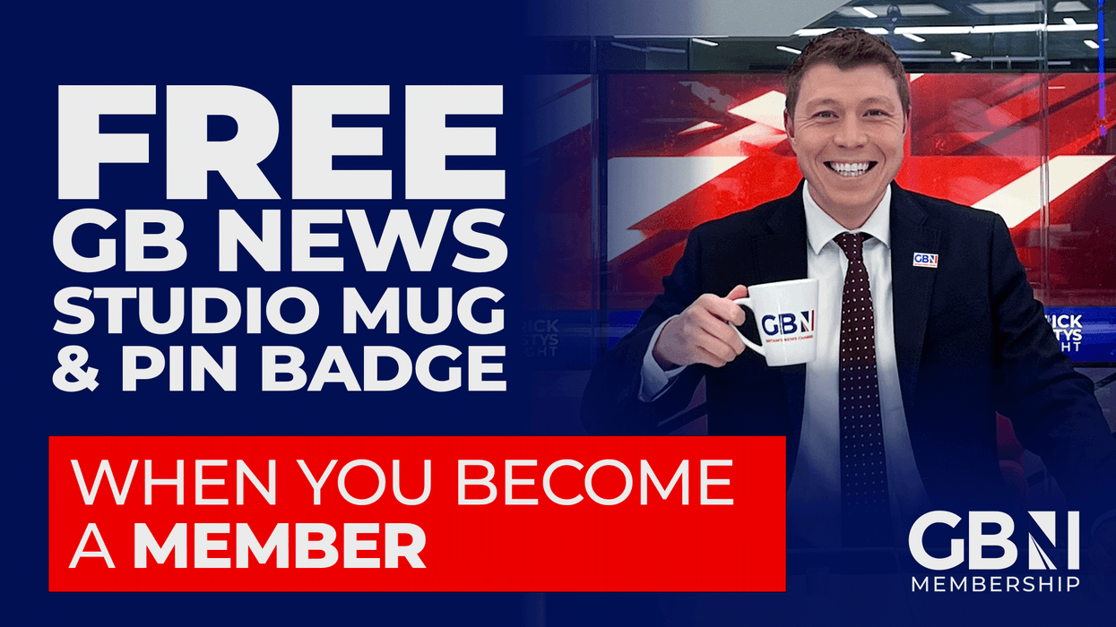 Join GB News: Get a free Studio Mug and Pin Badge