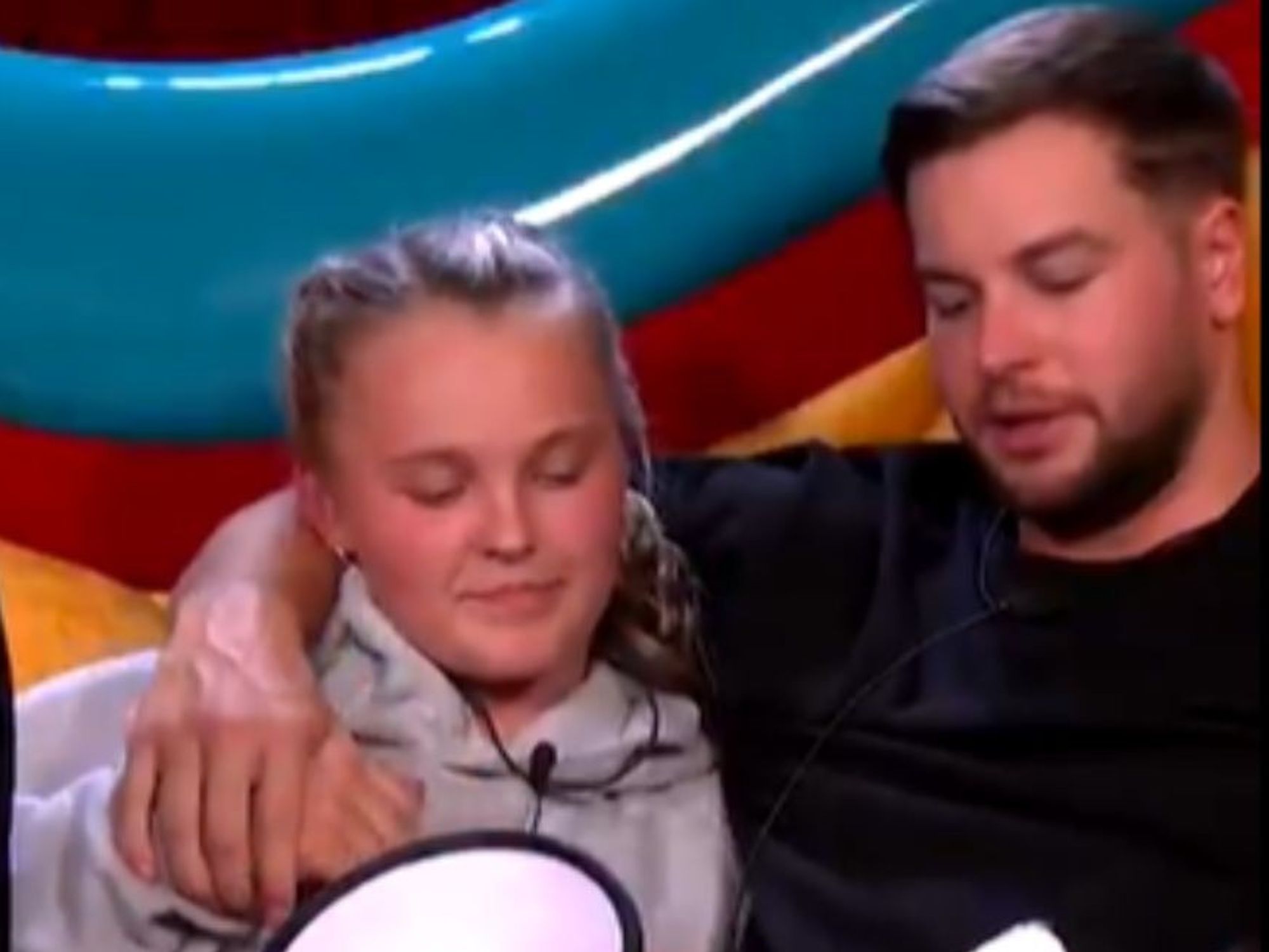 JoJo Siwa and Chris Hughes