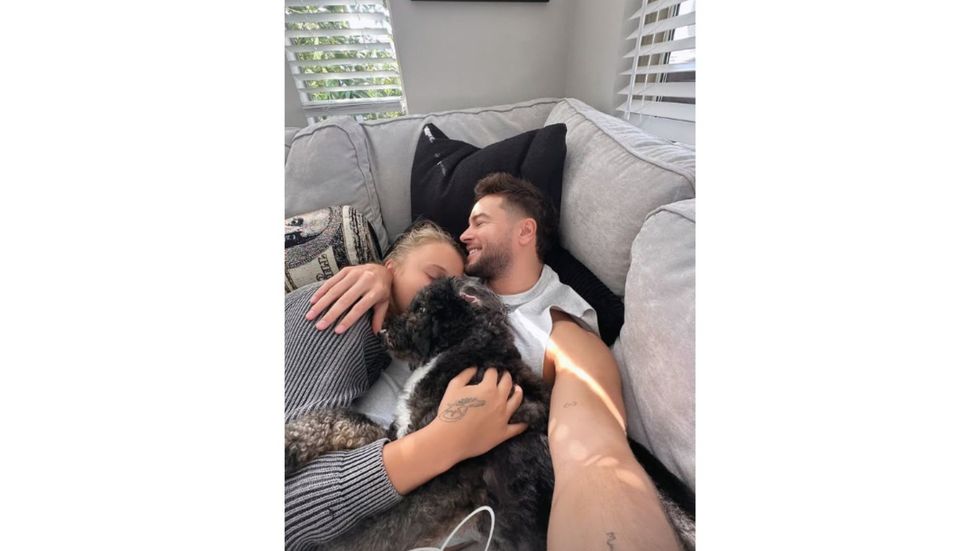 JoJo Siwa and Chris Hughes