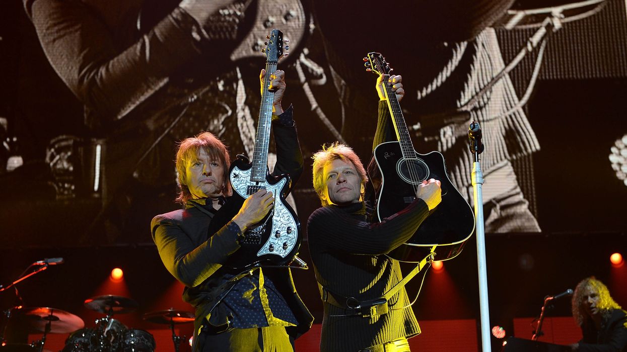 Jon Bon Jovi and Richie Samba