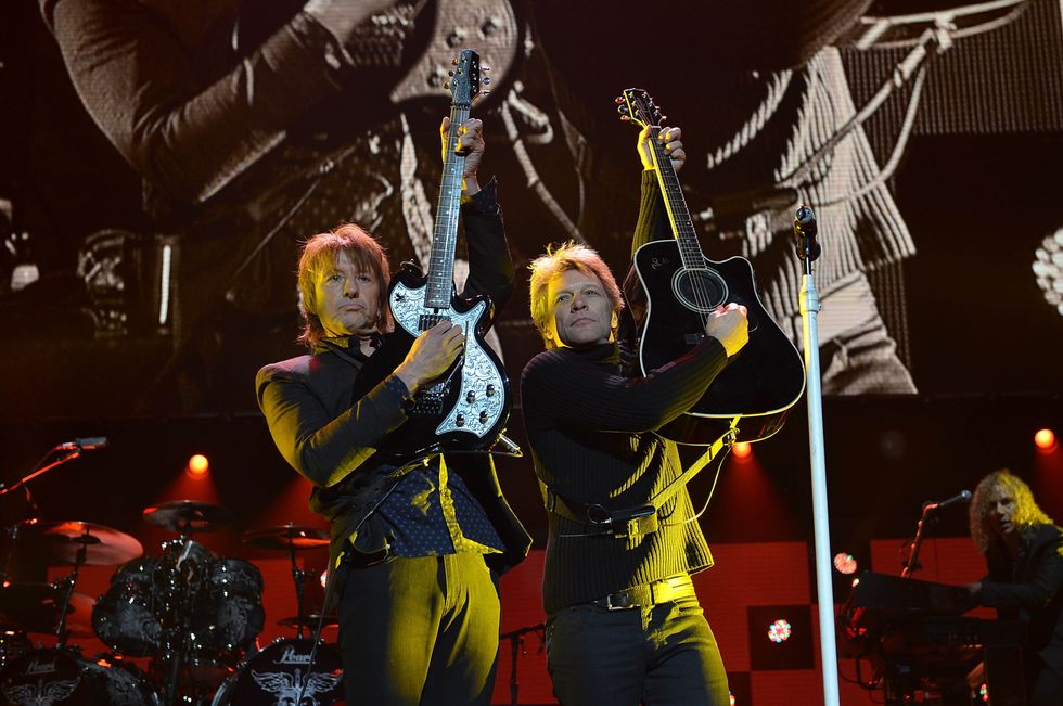 Jon Bon Jovi and Richie Samba
