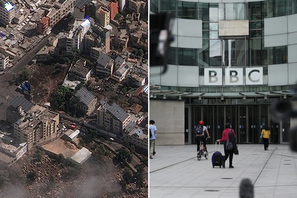 Jon Donnison was reporting live on air about claims that a hospital in Gaza had been struck by a missile or a bomb.