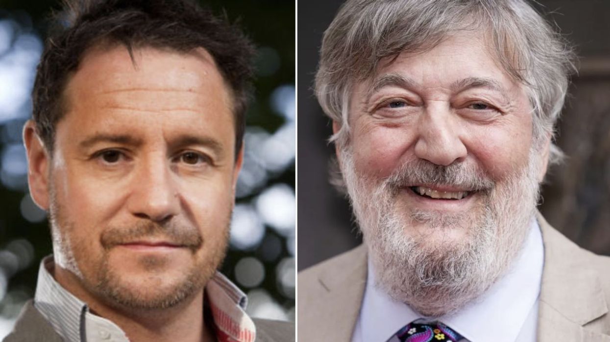 Jon Holmes and Stephen Fry
