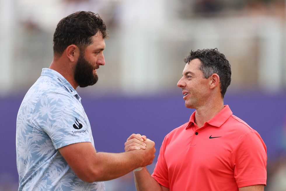 Jon Rahm and Rory McIlroy