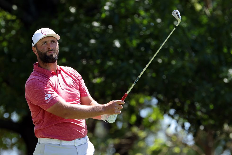 Jon Rahm was playing his first event back with his former colleagues