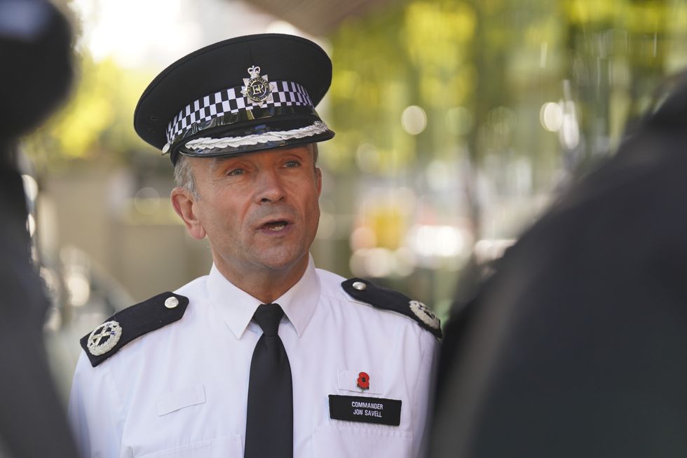 Jon Savell will be leading the force's response to the protests this weekend.