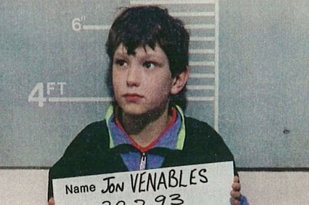 Jon Venables was sentenced after killing toddler James Bulger in 1993