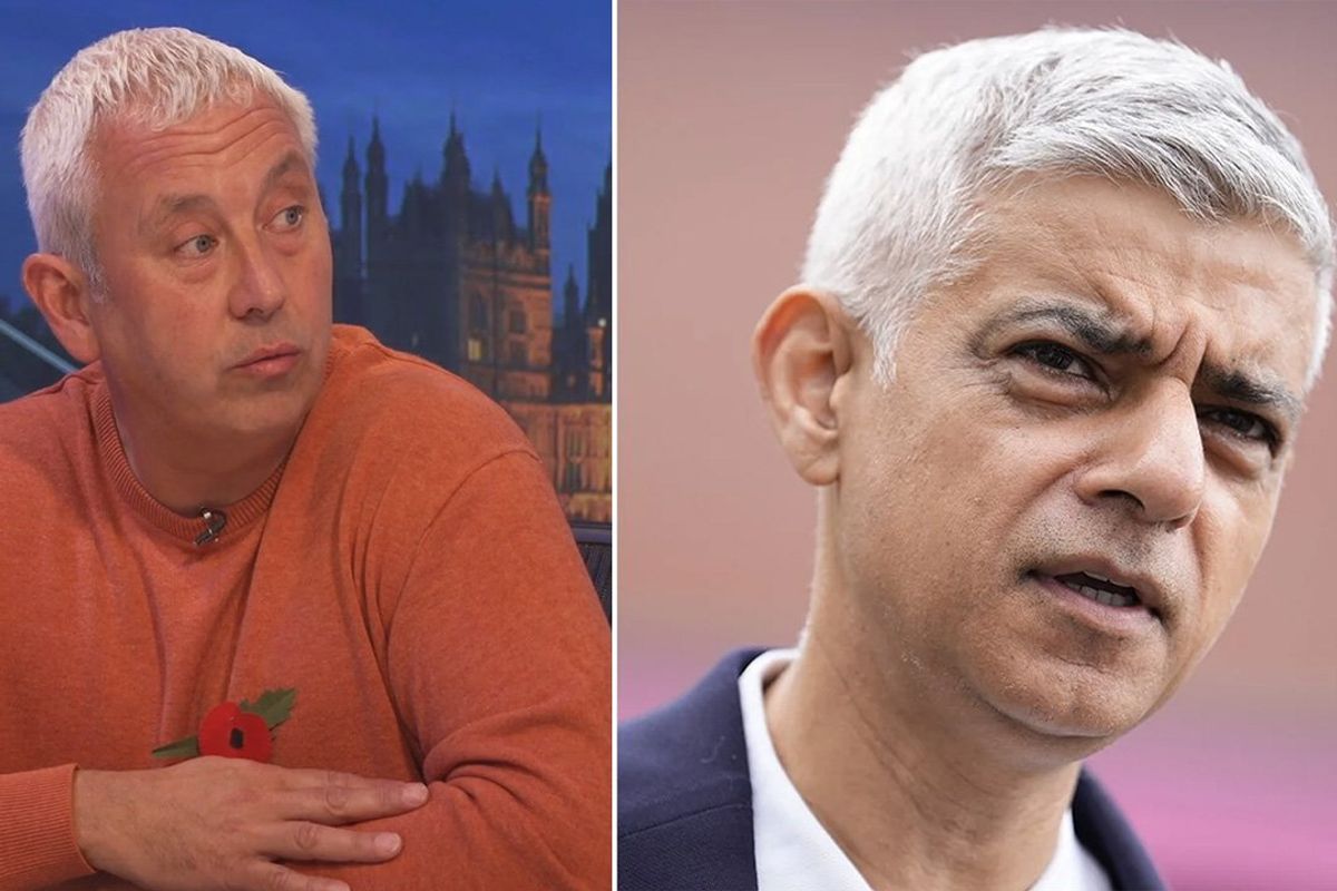 Jon Wedger, Sadiq Khan