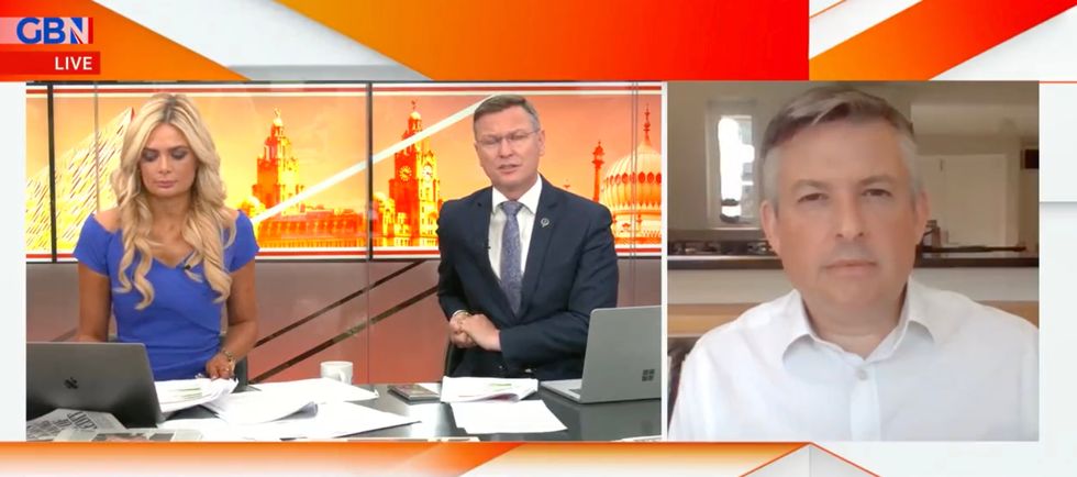 Jonathan Ashworth appeared on GB News