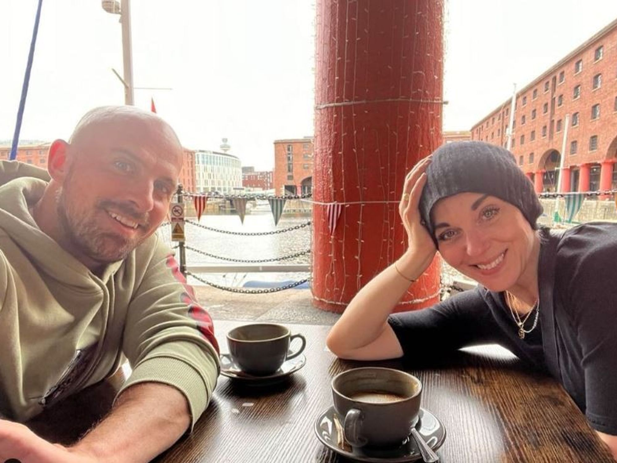 Jonathan Goodwin and Amanda Abbington