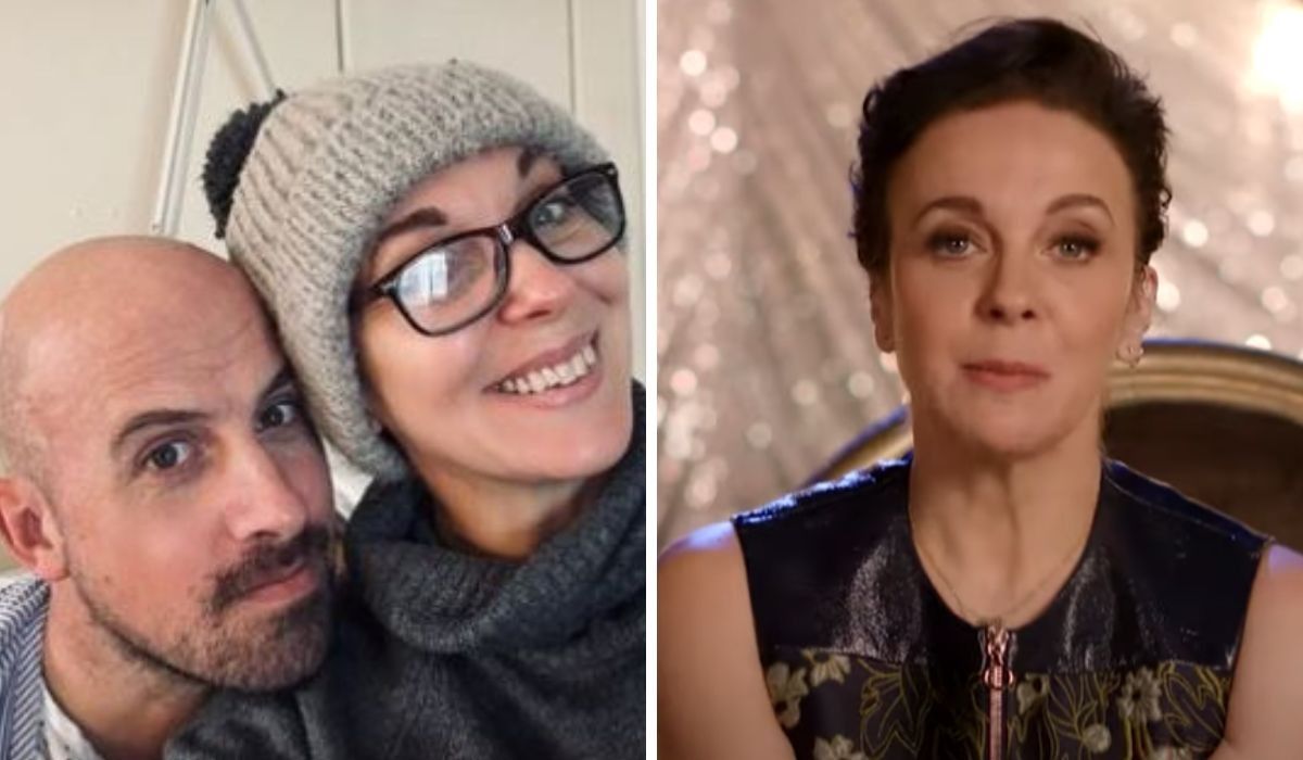 Jonathan Goodwin and Amanda Abbington