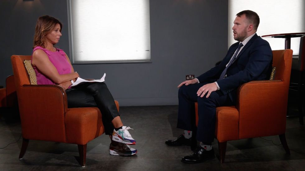 Jonathan Gullis speaks to Gloria De Piero