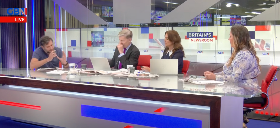 Jonathan Lis, Andrew Pierce, Bev Turner and Clare Muldoon
