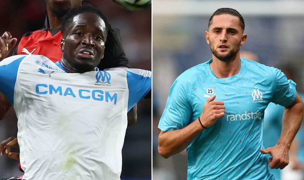 Jonathan Rowe and Adrien Rabiot fought one another in the Marseille dressing room