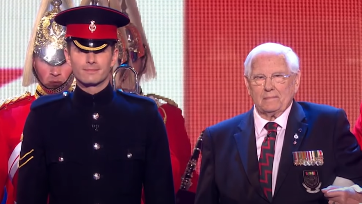 Jones with Fergus Anckornon