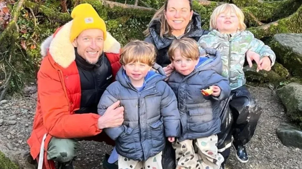 Jonnie Irwin and his family on a day out