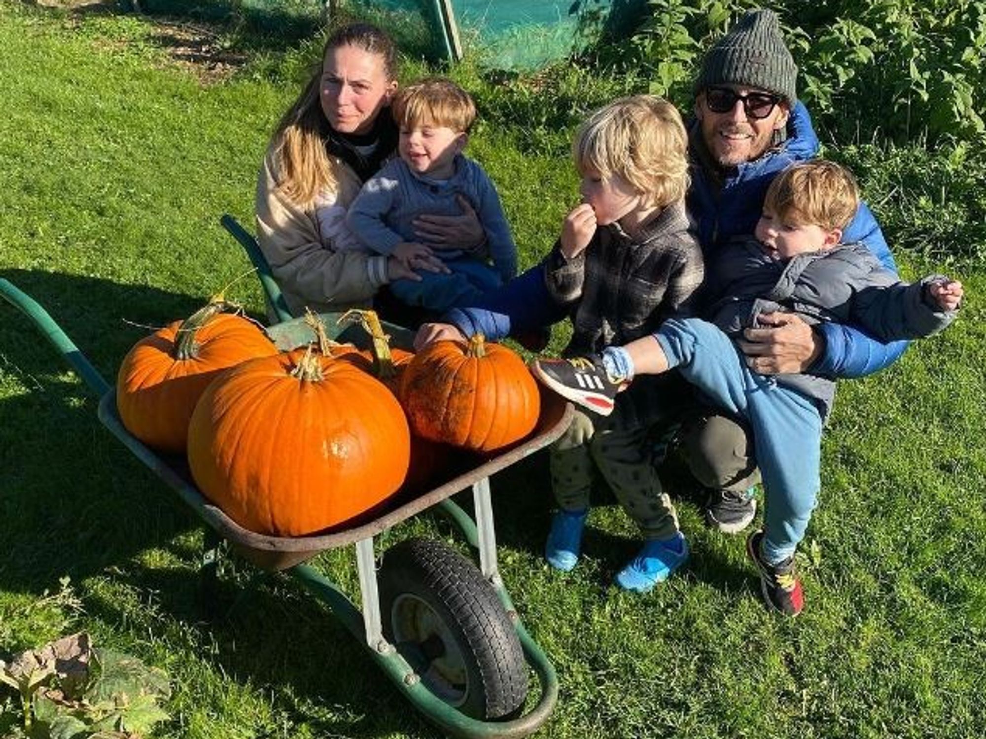 Jonnie Irwin and his family