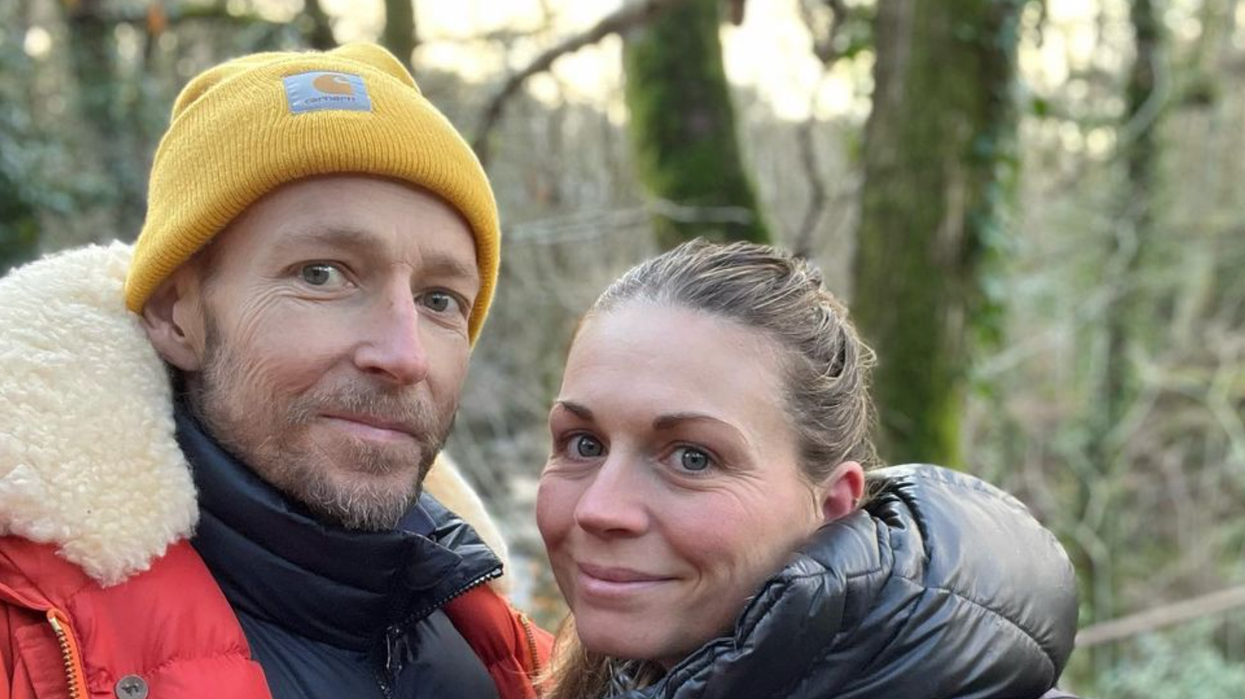 Jonnie Irwin and his wife Jessica Holmes