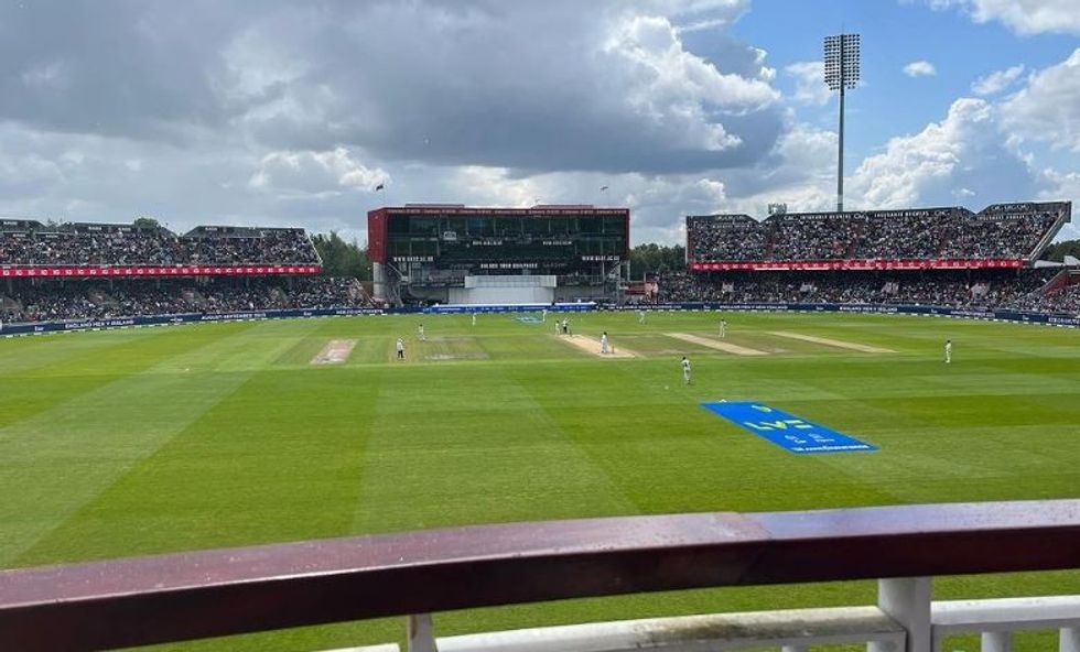 Jonnie Irwin's view of the cricket