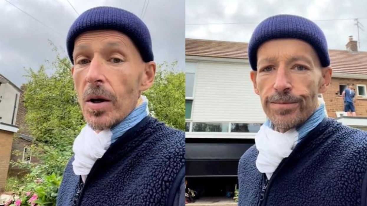 Jonnie Irwin shows off the renovations to his home