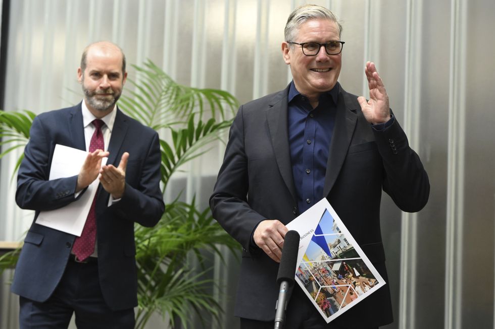 Jonny Reynolds and Keir Starmer