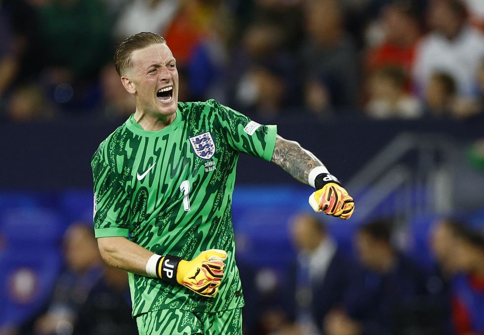 Jordan Pickford England Serbia