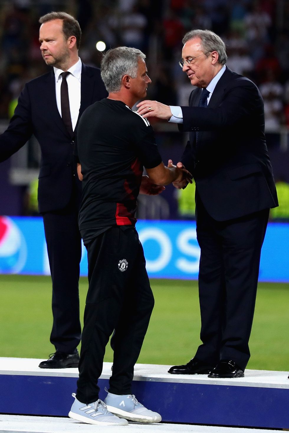 Jose Mourinho has long had a positive relationship with Real Madrid chief Florentino Perez