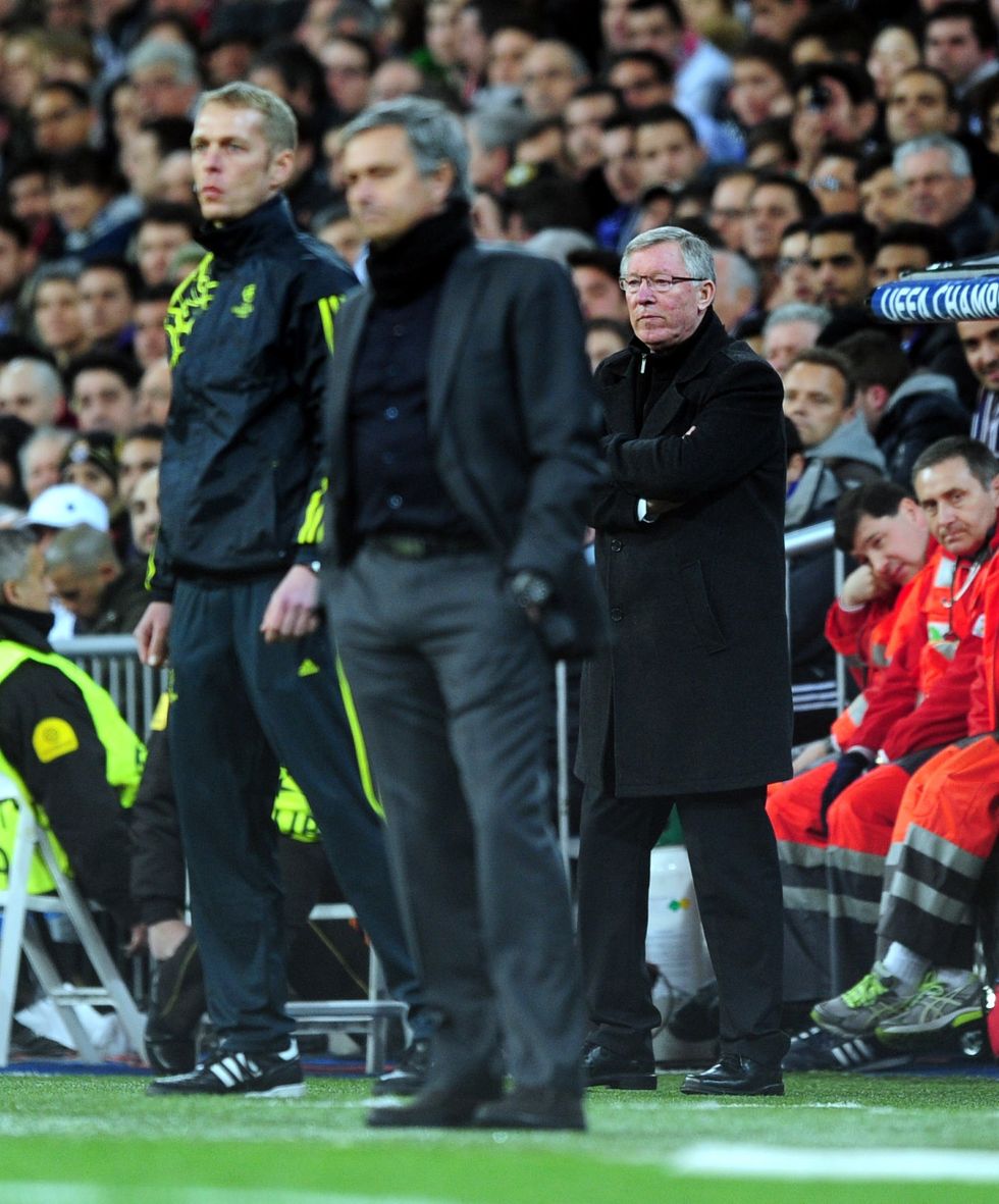 Jose Mourinho Sir Alex Ferguson Man Utd