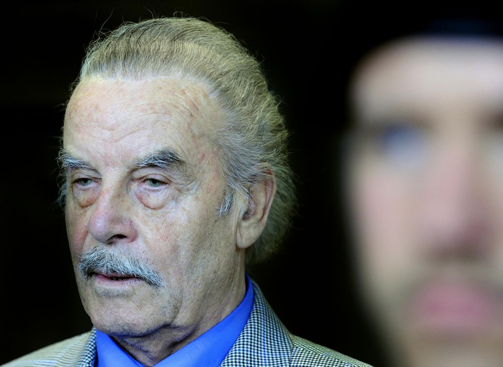 Josef Fritzl is seen during day four of his trial at the country court of St. Poelten on March 19, 2009