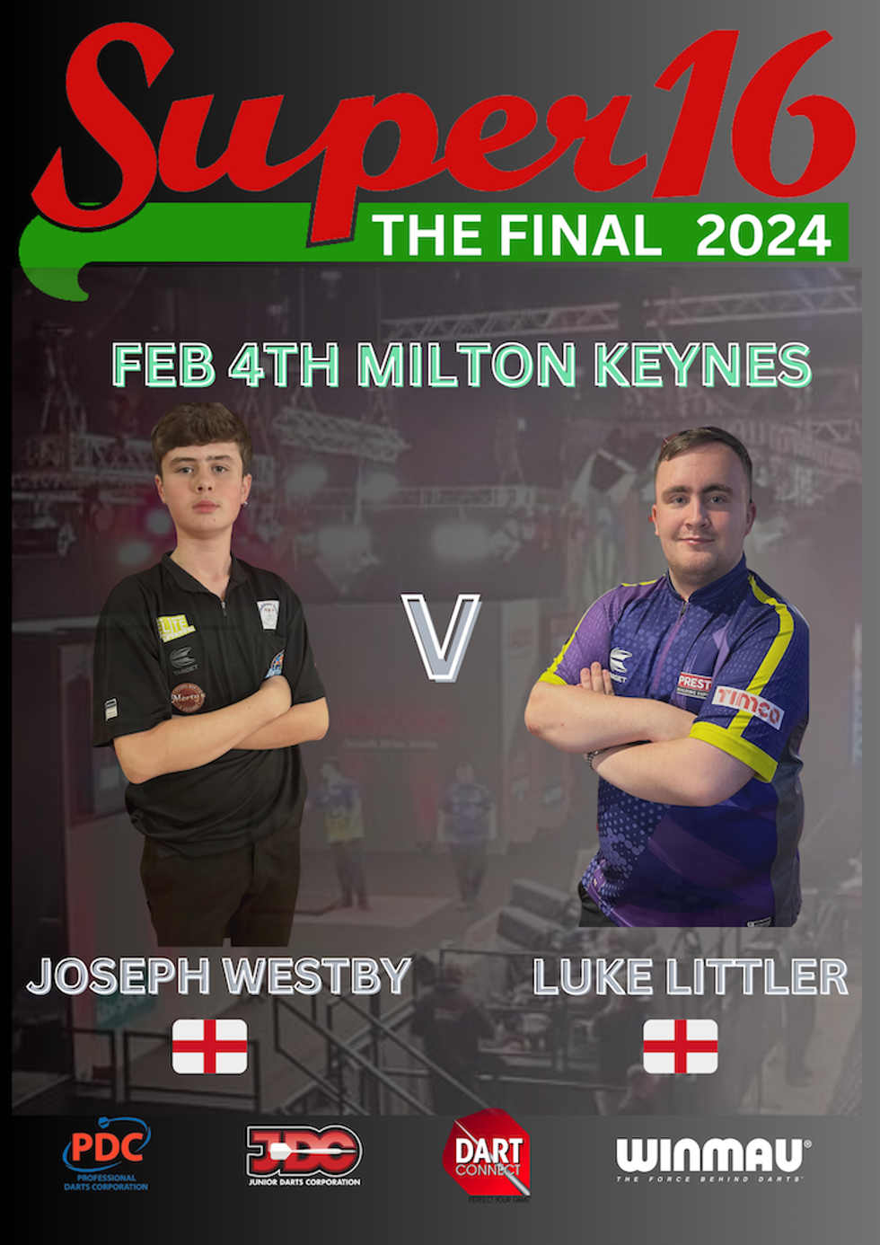 Joseph Westby and Luke Littler